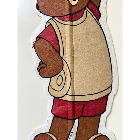 Vintage Teddy Ruxpin Ice Capades Pennant Banner Promotional 1985 - Picture 4 of 15